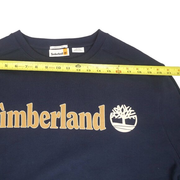 Timberland Men's Linear Logo Crew Neck Sweatshirt - Picture 3 of 6
